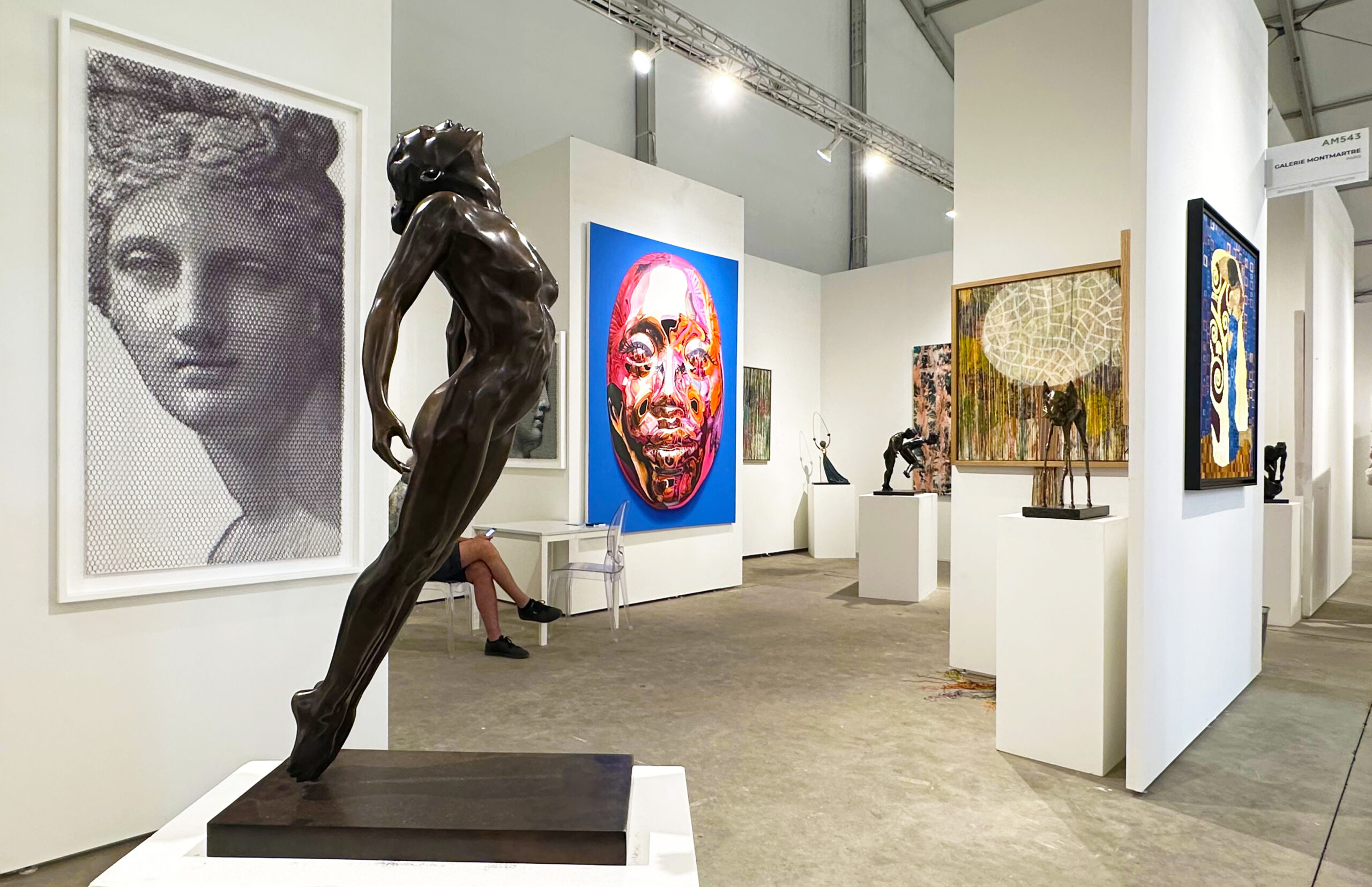 La Galerie Montmartre a présenté ses artistes sur le salon international d'art contemporain Art Miami en 2024.